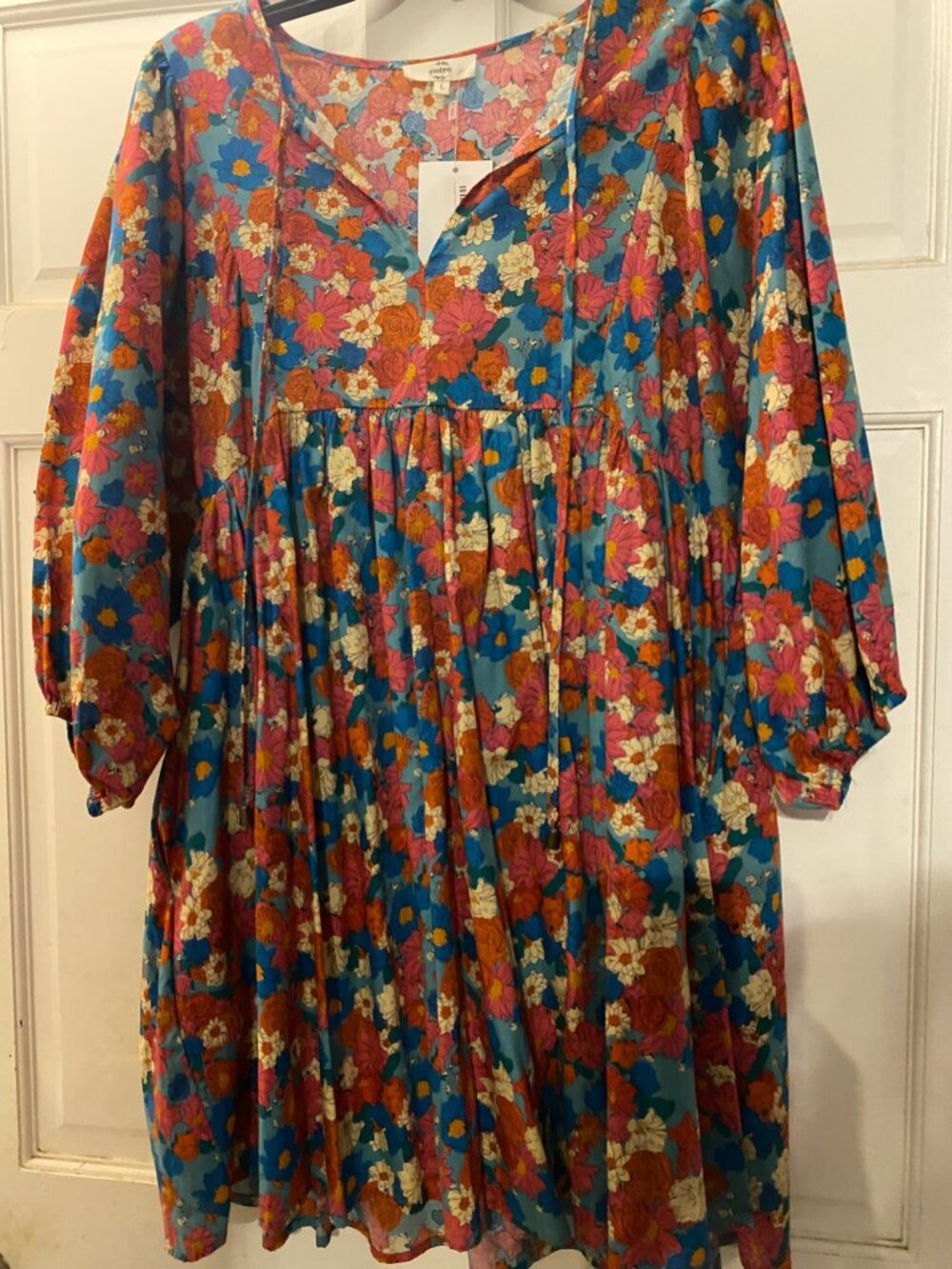 Entro mini dress or tunic size large. nwt
